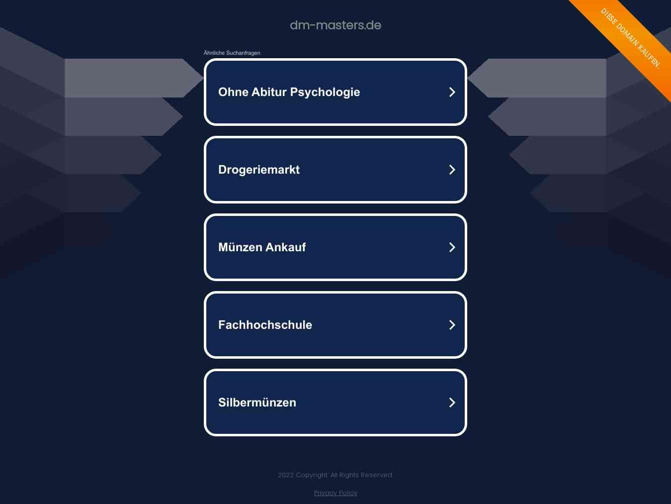 Veranstalterhomepage - http://www.dm-masters.de/
