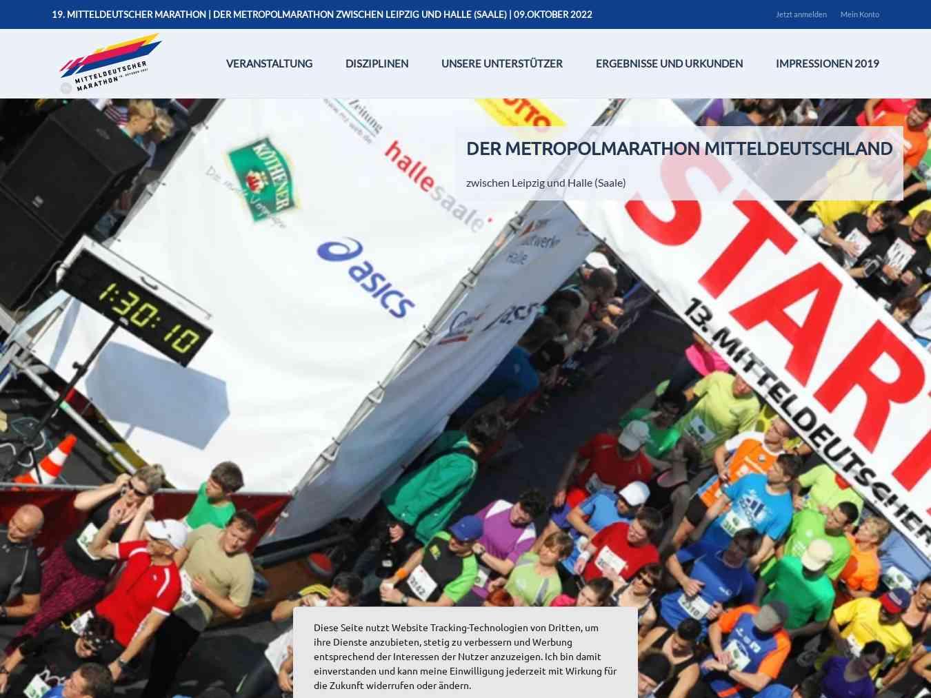 Veranstalterhomepage - https://mitteldeutscher-marathon.de
