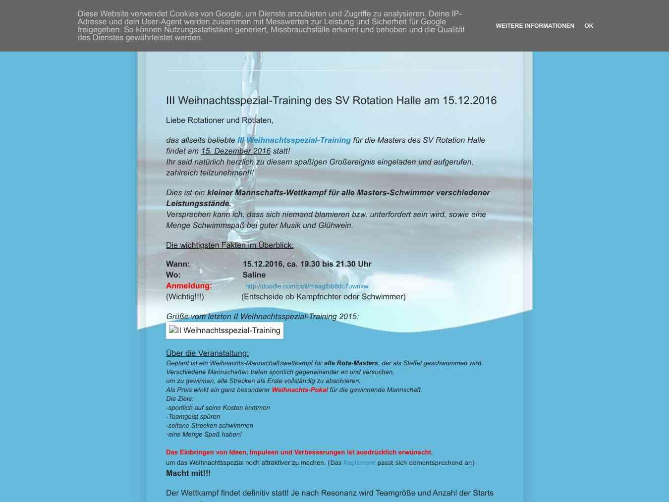 Veranstalterhomepage - http://svrhs-mobydick.blogspot.com/2016/11/iii-weihnachtsspezial-training-des-sv.html