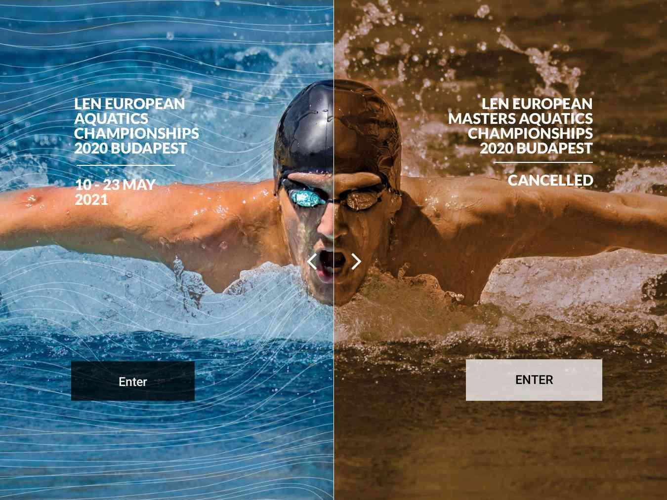 Veranstalterhomepage - https://len-budapest2020.com/