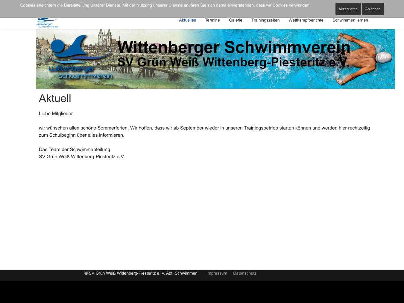 Veranstalterhomepage - https://www.wittenbergerschwimmverein.de/