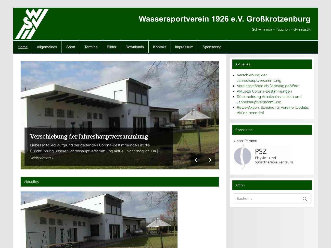 Veranstalterhomepage - https://www.wsv1926.de/