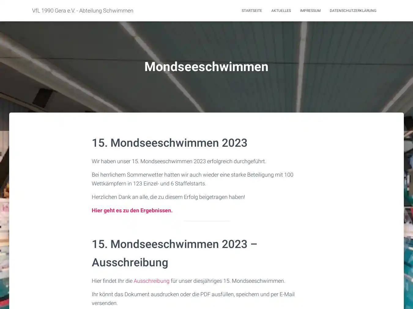 Veranstalterhomepage - https://schwimmen.vfl1990.de/mondseeschwimmen/