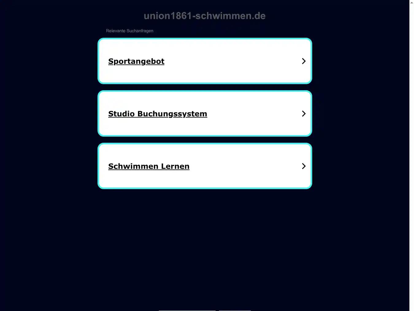 Veranstalterhomepage - http://www.union1861-schwimmen.de/index.php