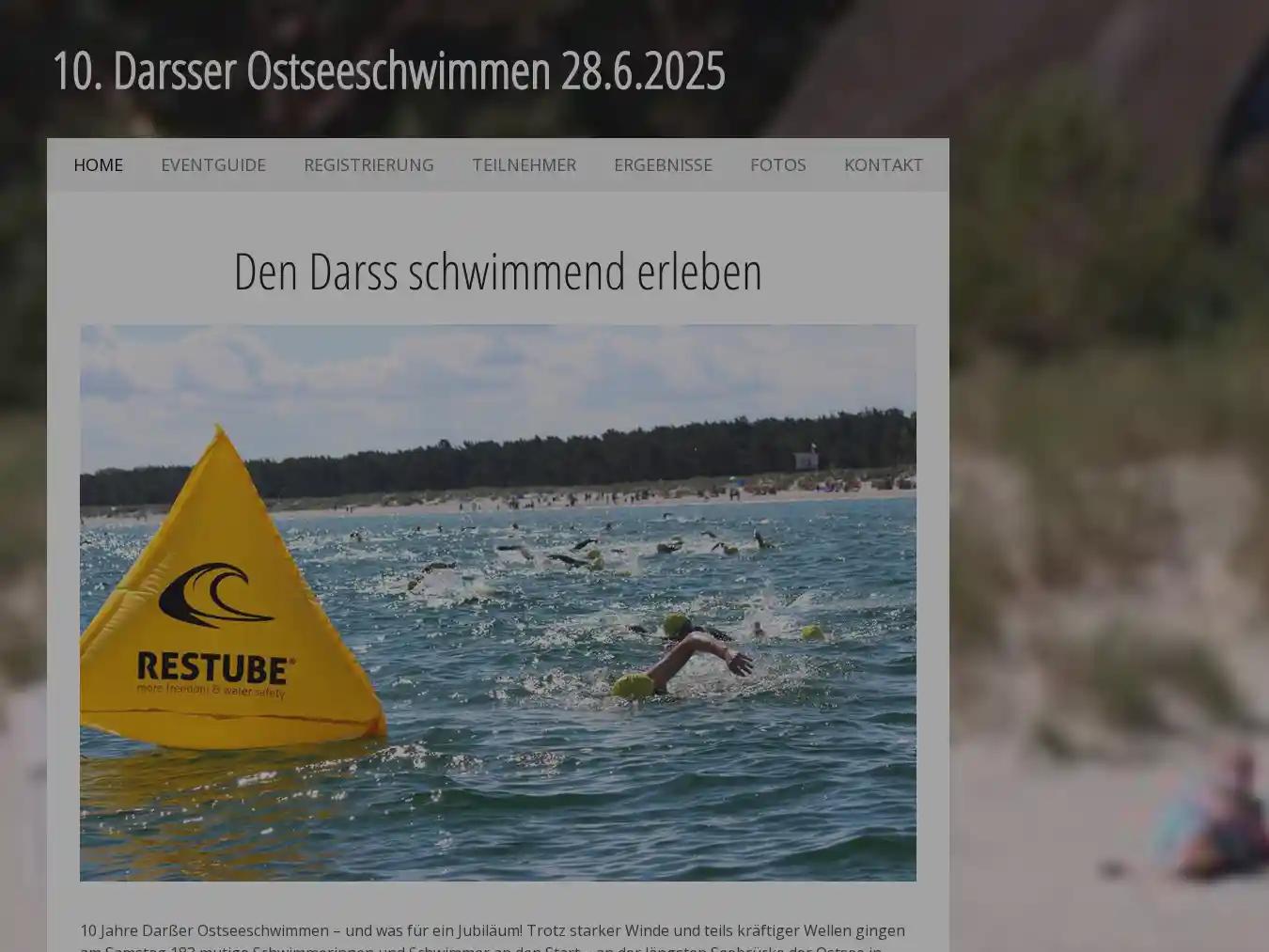 Veranstalterhomepage - https://www.darsser-ostseeschwimmen.de/